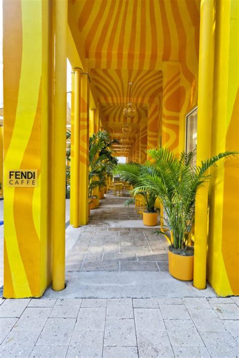 fendi cafee|dior cafe miami design district.